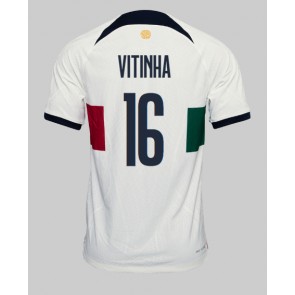 Portugalia Vitinha #16 Koszulka Wyjazdowych MŚ 2022 Krótki Rękaw